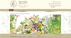 Desktop Screenshot of blumen-werkstatt.co.at